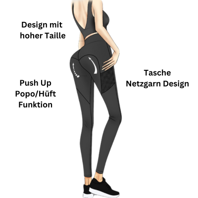 Stretch Leggins mit Tasche