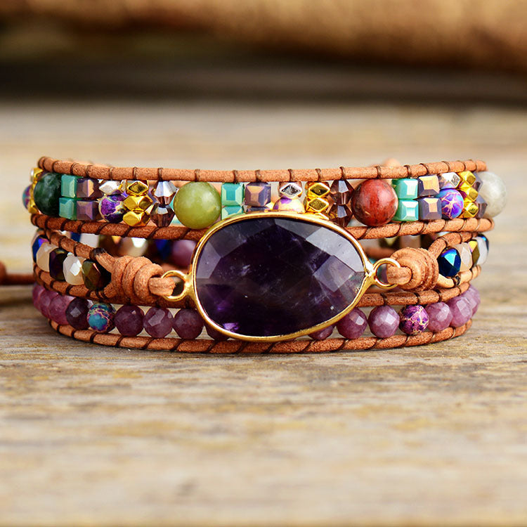 Amethyst Armband - Glücksbringer & Freundschaft