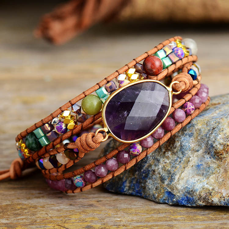 Amethyst Armband - Glücksbringer & Freundschaft